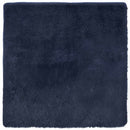 shaggy gulvtæppe NAVARRA 240x240cm høje luv polyester marineblå