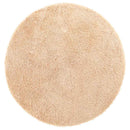 shaggy gulvtæppe NAVARRA 100x100 cm høje luv polyester beige