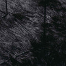 shaggy gulvtæppe NAVARRA 100x100 cm høje luv polyester sort