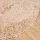 shaggy gulvtæppe NAVARRA 200x200 cm høje luv polyester beige