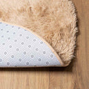 shaggy gulvtæppe NAVARRA 200x200 cm høje luv polyester beige
