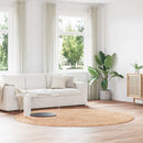 shaggy gulvtæppe NAVARRA 240x240 cm høje luv polyester beige