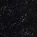 shaggy gulvtæppe NAVARRA 240x240 cm høje luv polyester sort