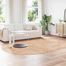 shaggy gulvtæppe NAVARRA 300x200 cm høje luv polyester beige