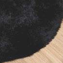 shaggy gulvtæppe NAVARRA 300x200 cm høje luv polyester sort