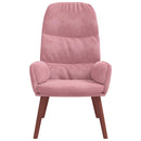 lænestol fløjl pink
