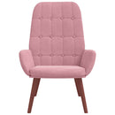 lænestol fløjl pink
