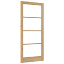 Indvendig Dør ORKDAL Brun 93 x 211 cm