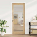 Indvendig Dør ORKDAL Brun 93 x 232 cm