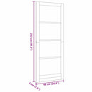 Indvendig Dør ORKDAL Hvid primet 93 x 232 cm