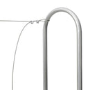 brændestativ 100x25x150 cm galvaniseret stål
