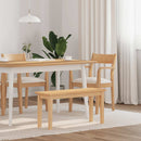 bænk 90 cm massivt gummitræ