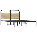 sengeramme 120x190 cm uden madras konstrueret træ sonoma-eg