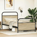 sengeramme 100x190 cm uden madras konstrueret træ sonoma-eg