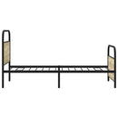 sengeramme 107x203 cm uden madras konstrueret træ sonoma-eg