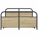 sengeramme 120x190 cm uden madras konstrueret træ sonoma-eg