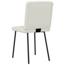 spisebordsstole 4 stk. velour cremefarvet