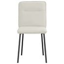 spisebordsstole 4 stk. velour cremefarvet
