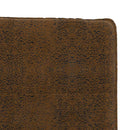 spisebordsstole 4 stk. imiteret ruskind brun