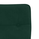 spisebordsstole 4 stk. velour mørkegrøn