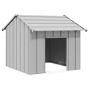 hundehus med tag 85x107x81 cm galvaniseret stål