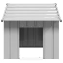 hundehus med tag 83x130x85 cm galvaniseret stål