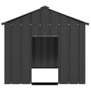 hundehus med tag 113x153x101 cm galvaniseret stål