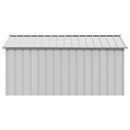 hundehus med tag 114x202x101 cm galvaniseret stål