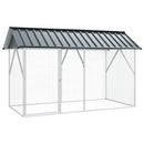 Fuglebur Antracit 227 x 112 x 141 cm Galvaniseret stål
