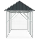 Fuglebur Antracit 227 x 112 x 141 cm Galvaniseret stål