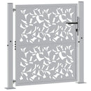 havelåge 100x100 cm vejrbestandigt stålbladdesign