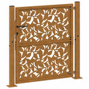 havelåge 100x100 cm vejrbestandigt stålbladdesign