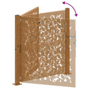 havelåge 100x100 cm vejrbestandigt stålbladdesign