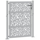 havelåge 100x125 cm vejrbestandigt stålbladdesign