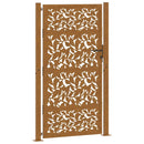 havelåge 100x175 cm vejrbestandigt stålbladdesign