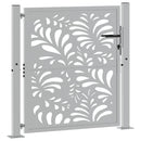 havelåge 100x100 cm vejrbestandigt stål bølgedesign