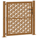 havelåge 100x100 cm vejrbestandigt stålkorsdesign
