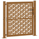 havelåge 100x100 cm vejrbestandigt stålkorsdesign