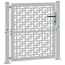 havelåge 100x100 cm vejrbestandigt stålkorsdesign