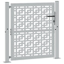 havelåge 100x100 cm vejrbestandigt stålkorsdesign