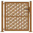 havelåge 100x100 cm vejrbestandigt stålkorsdesign