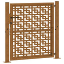 havelåge 100x100 cm vejrbestandigt stålkorsdesign