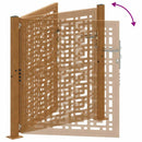 havelåge 100x100 cm vejrbestandigt stålkorsdesign