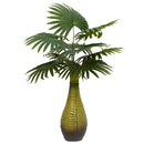 kunstig palmeplante 9 blade 65 cm grøn