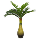 kunstig palmeplante 9 blade 70 cm grøn