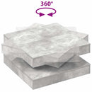 sofabord 360 grader drejeligt 70x70x34,5 cm betongrå