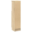 badeværelsesskab med rulleholder 20,5x22x90 cm sonoma-eg