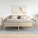 sengeborde 2 stk. med 2 skuffer 40x33x60 cm sonoma-eg