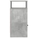 sengeborde 2 stk. med skuffe 25x31x66 cm betongrå