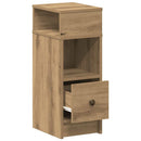 sengebord med skuffe 25x31x66 cm kunsteg